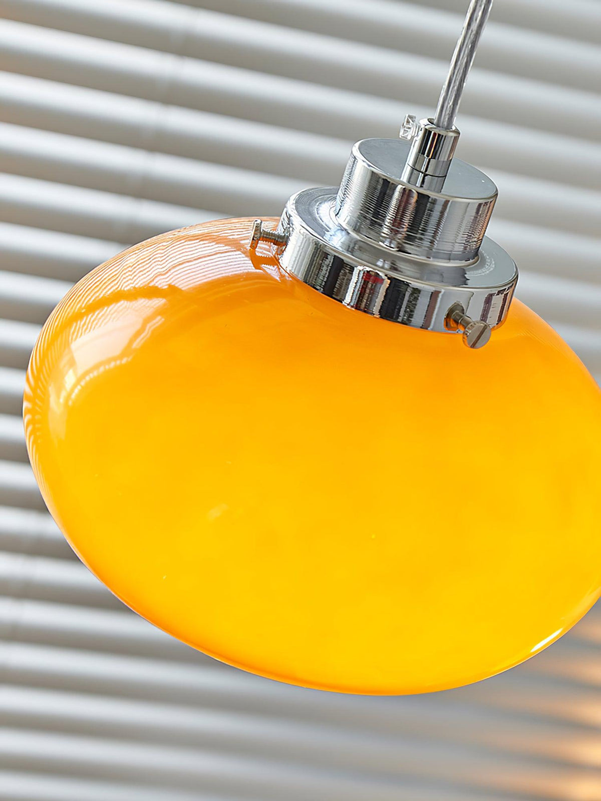 Tavira Pendelleuchte aus Glas im Retro-Stil