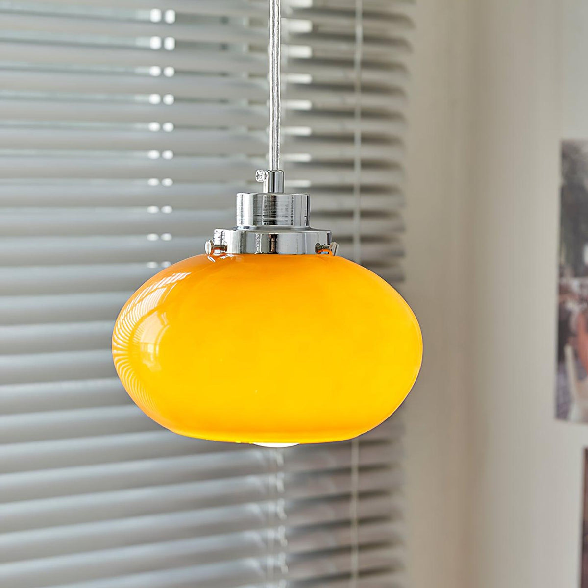 Tavira Pendelleuchte aus Glas im Retro-Stil