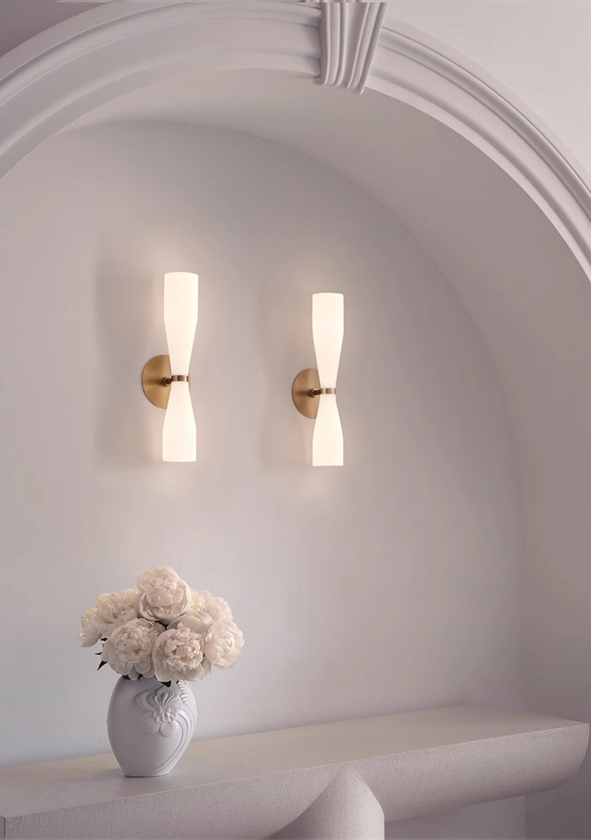 Torch moderne Wandleuchte aus Glas