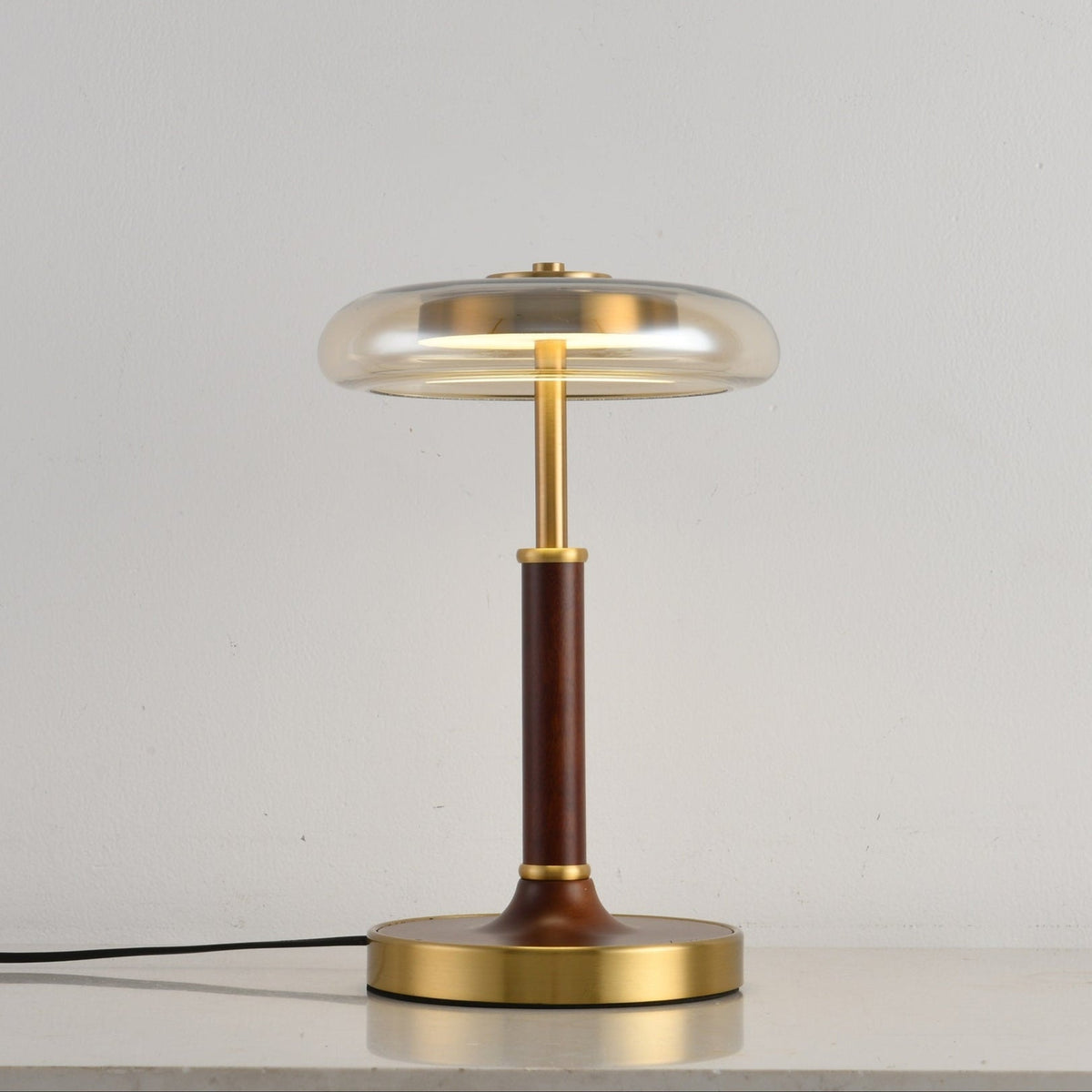 Layla Vintage-Glas-Tischleuchte