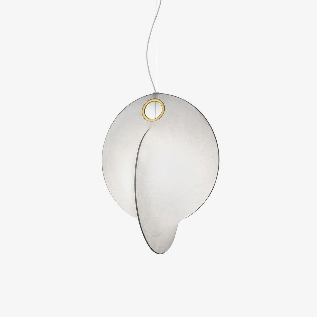 Ferivora Pendelleuchte aus Stahl mit künstlerischem Design
