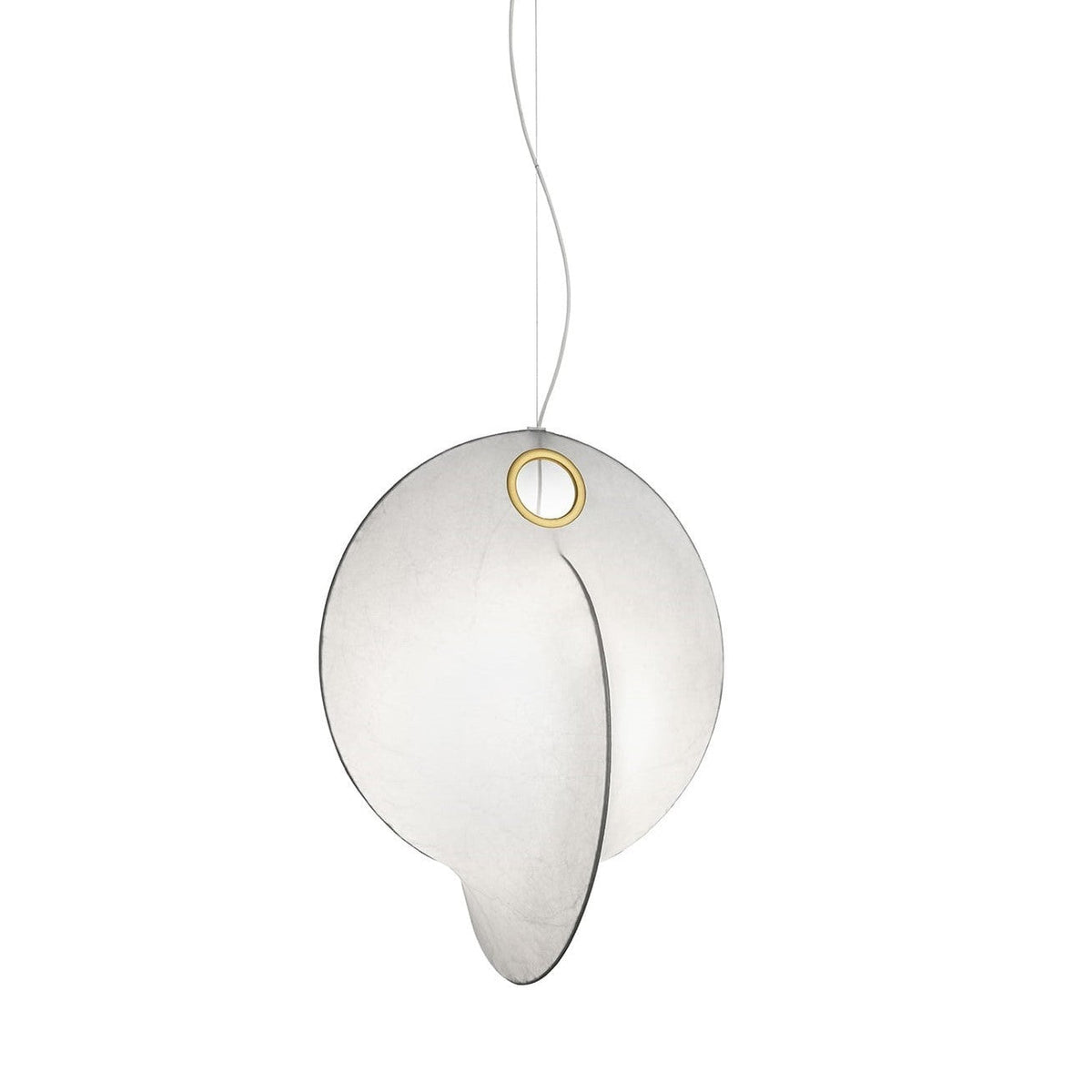 Ferivora Pendelleuchte aus Stahl mit künstlerischem Design