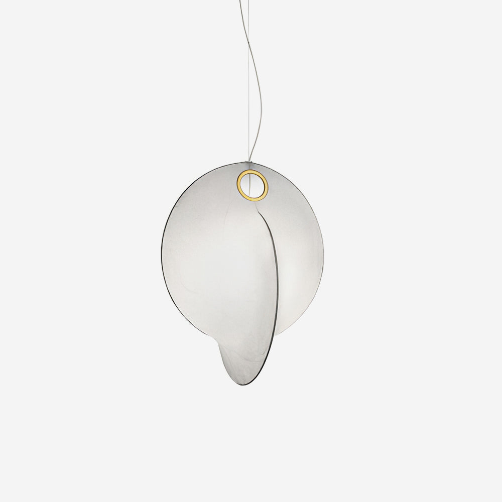 Ferivora Pendelleuchte aus Stahl mit künstlerischem Design
