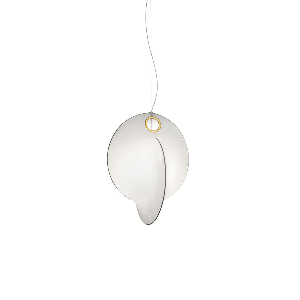 Ferivora Pendelleuchte aus Stahl mit künstlerischem Design