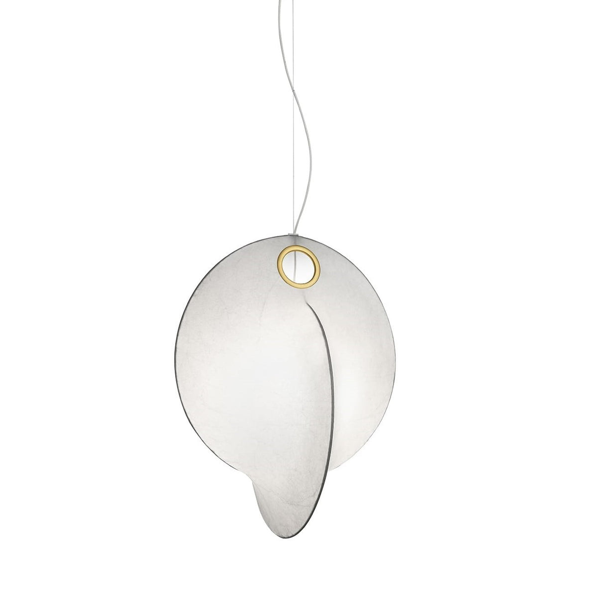 Ferivora Pendelleuchte aus Stahl mit künstlerischem Design