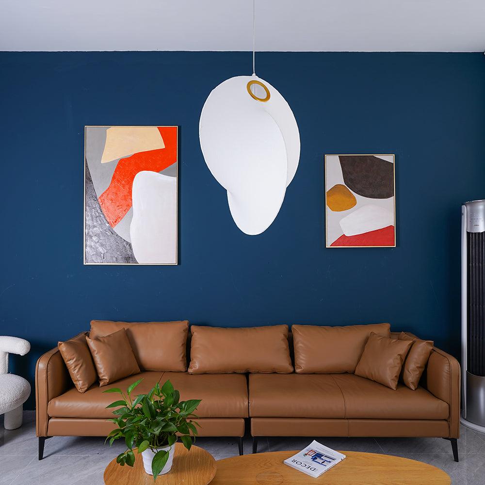 Ferivora Pendelleuchte aus Stahl mit künstlerischem Design