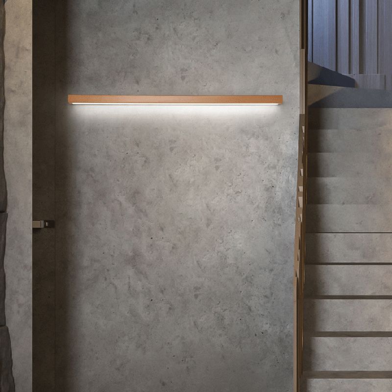 Muto Modern Linear LED Wandleuchte 1/2-flammig Spiegelfront Wohnzimmer
