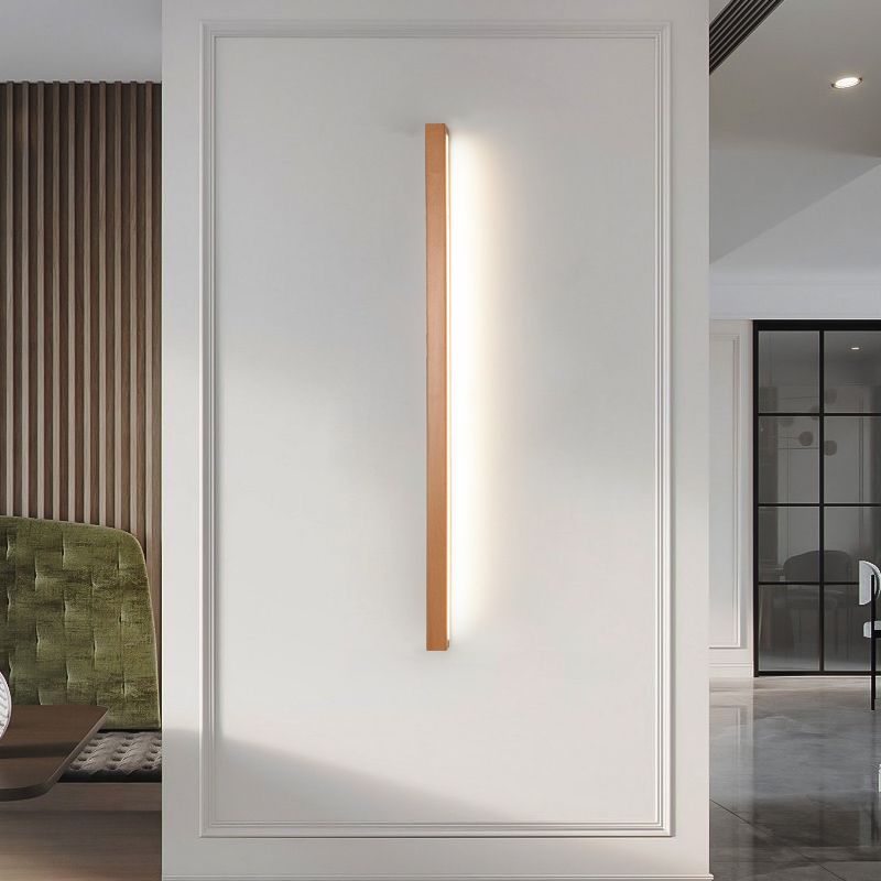 Muto Modern Linear LED Wandleuchte 1/2-flammig Spiegelfront Wohnzimmer