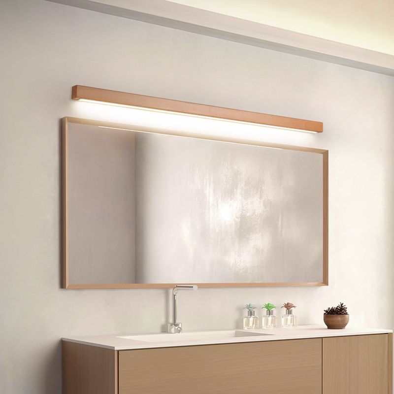 Muto Modern Linear LED Wandleuchte 1/2-flammig Spiegelfront Wohnzimmer