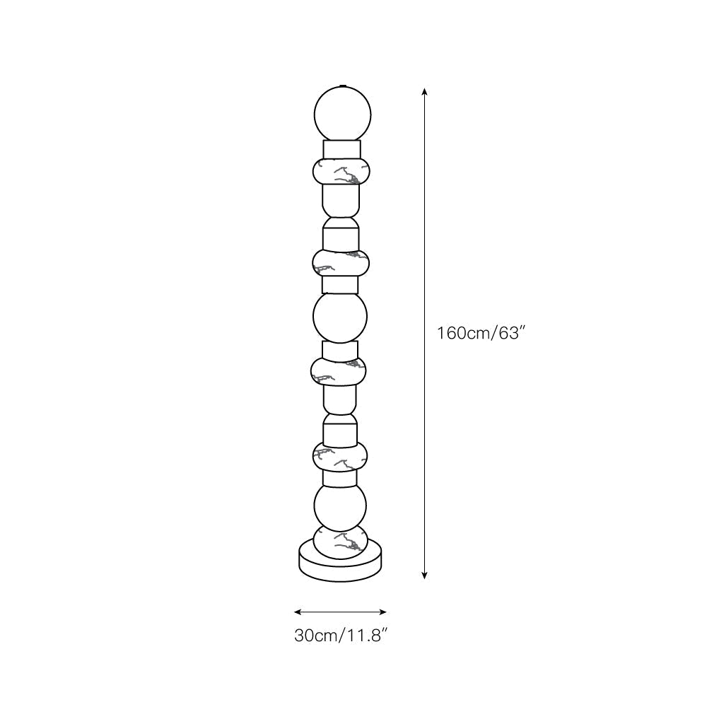 Spire Pagoda Stehleuchte
