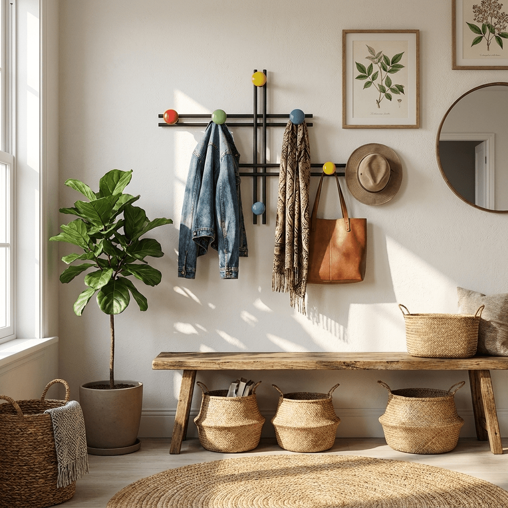 Pallini Keramik-Knopf-Wandgarderobe