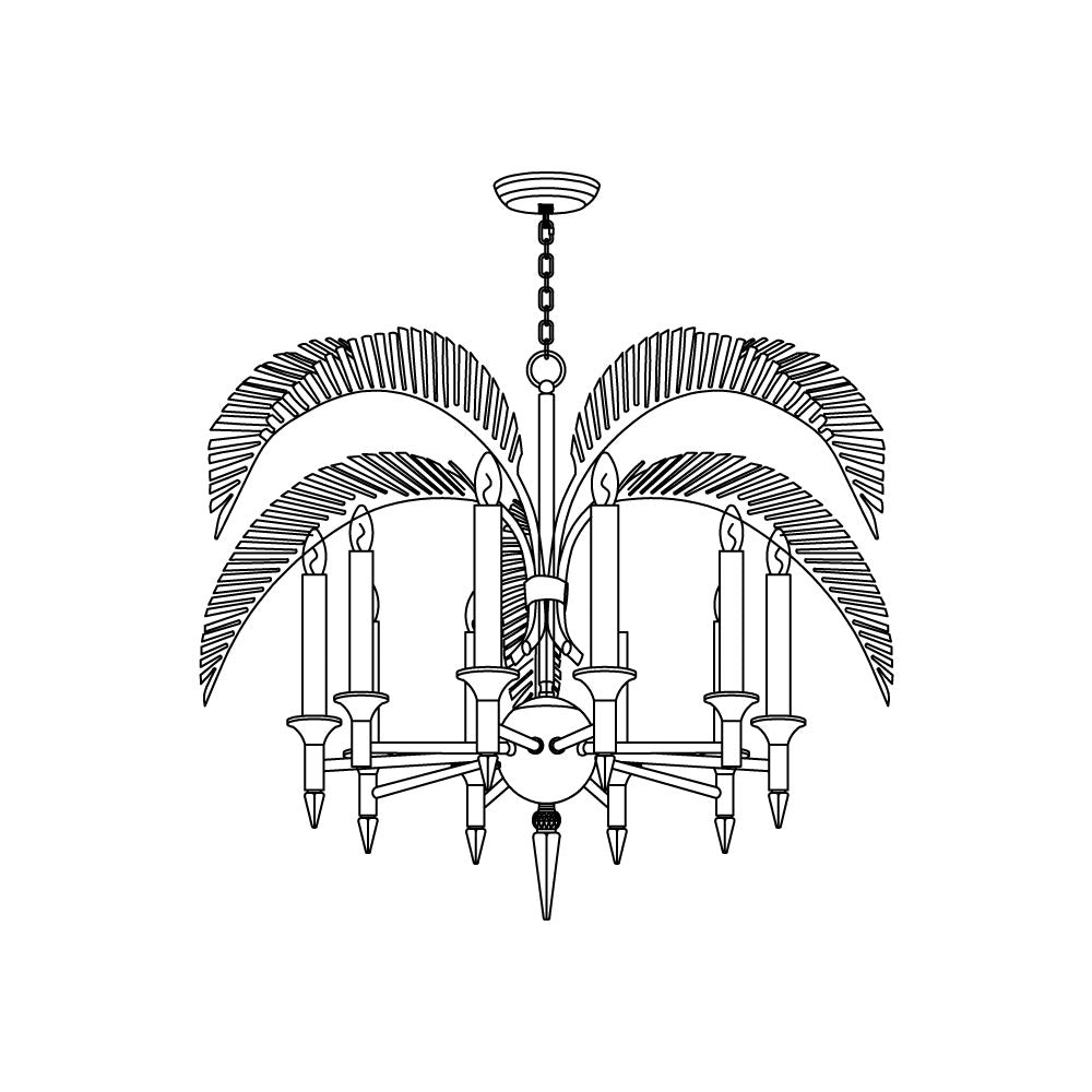 Italis Kronleuchter Frond