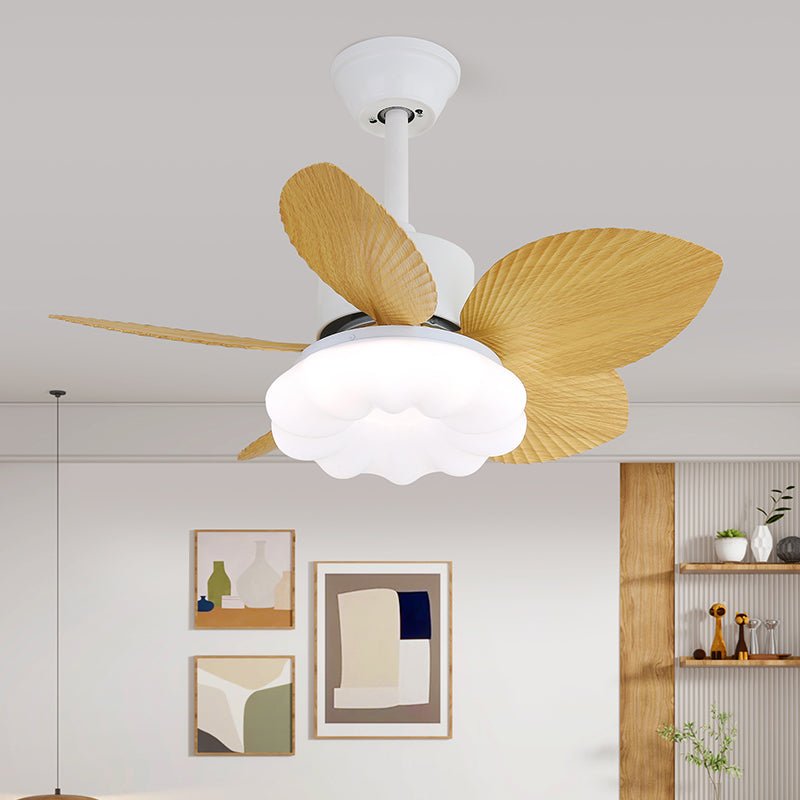 Alduena Deckenventilator mit Beleuchtung aus tropischem Holz