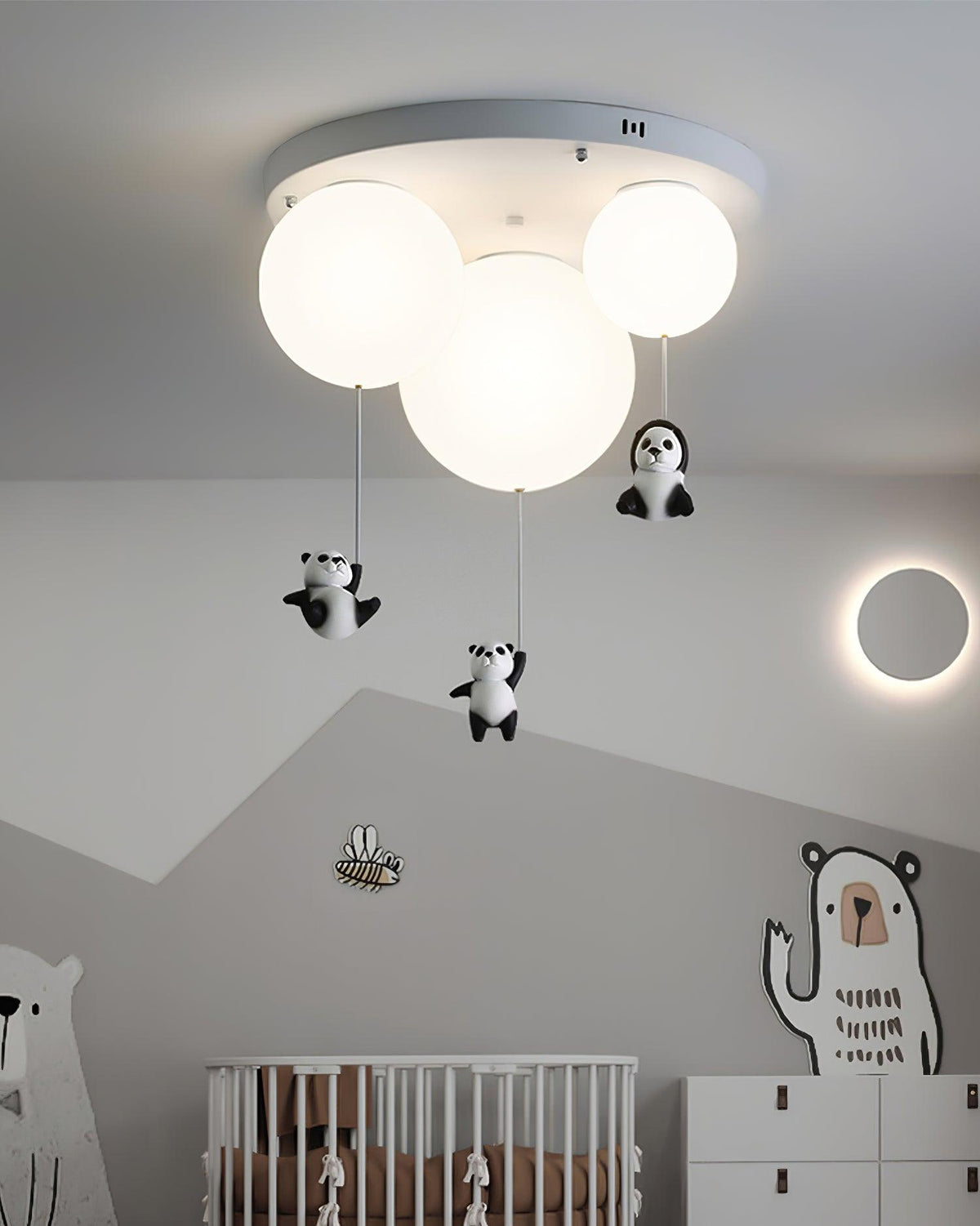 Yrath Elegance Panda-Glas-Deckenleuchte