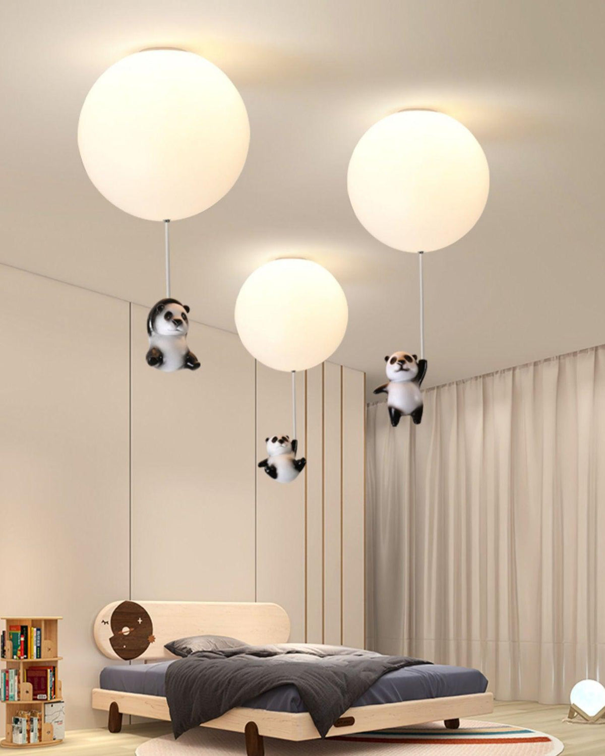 Yrath Elegance Panda-Glas-Deckenleuchte