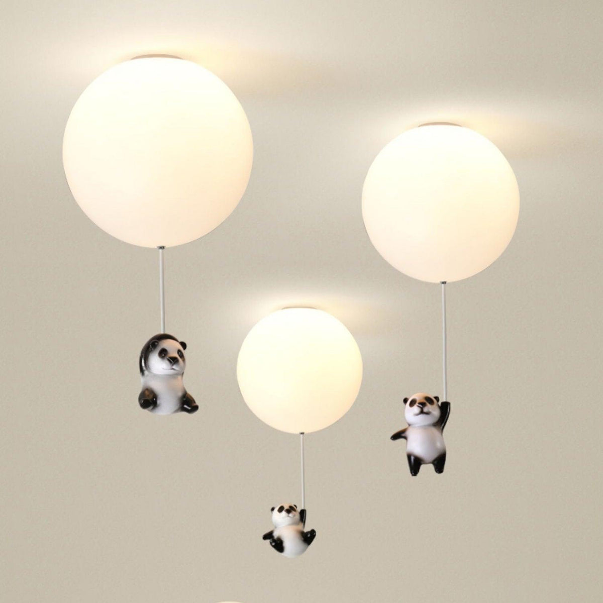 Yrath Elegance Panda-Glas-Deckenleuchte