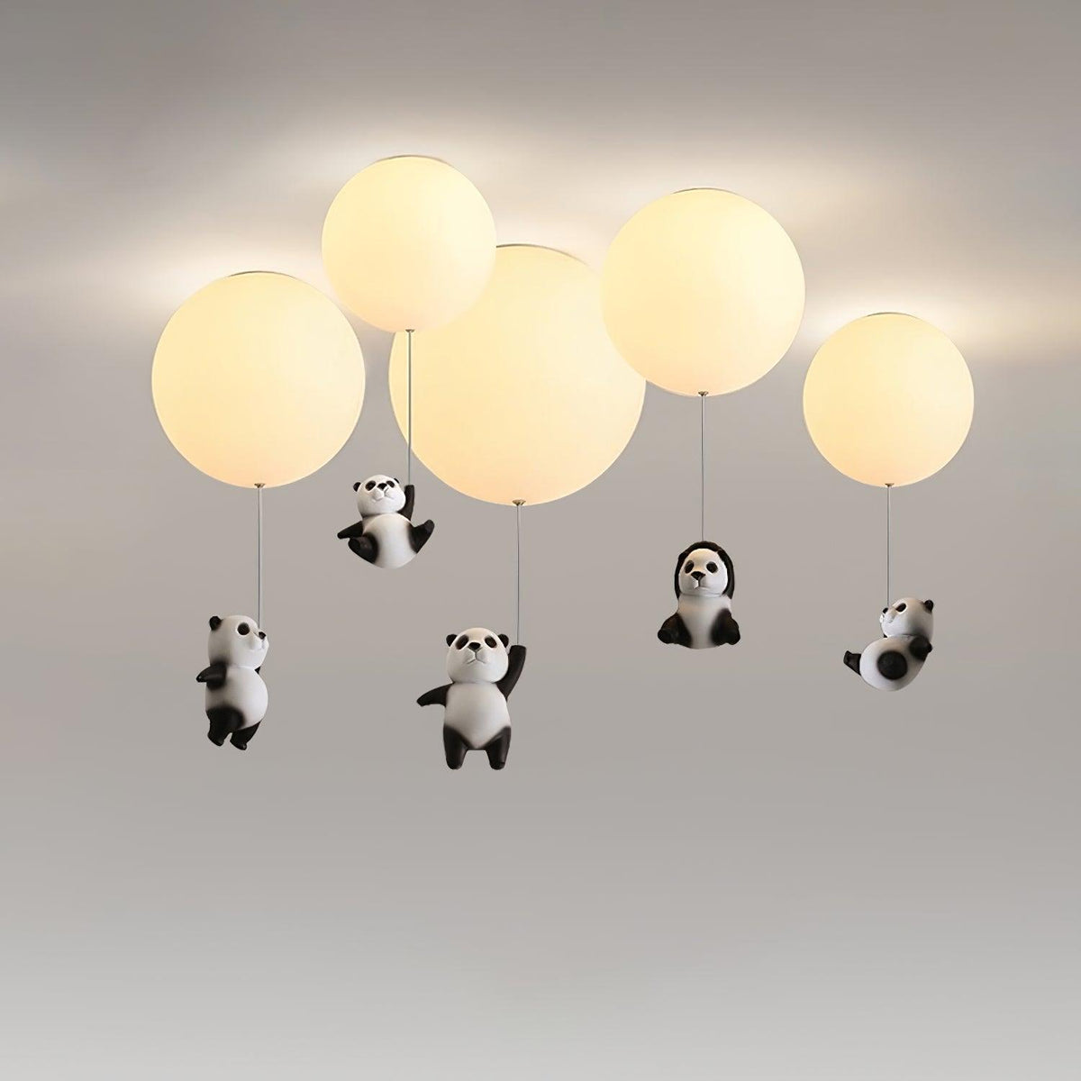 Yrath Elegance Panda-Glas-Deckenleuchte