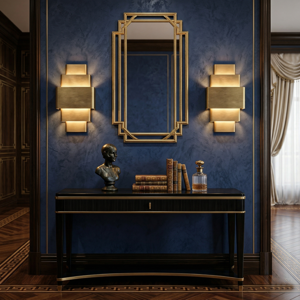 Casaella Messing-Wandleuchte