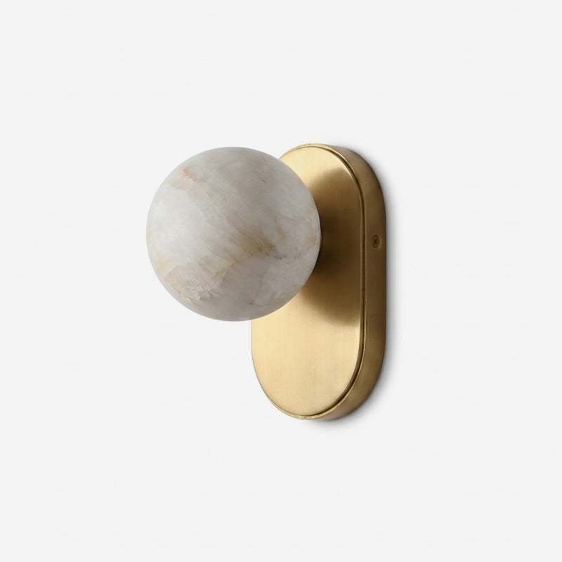 Hensford Orb Alabaster Wandleuchte