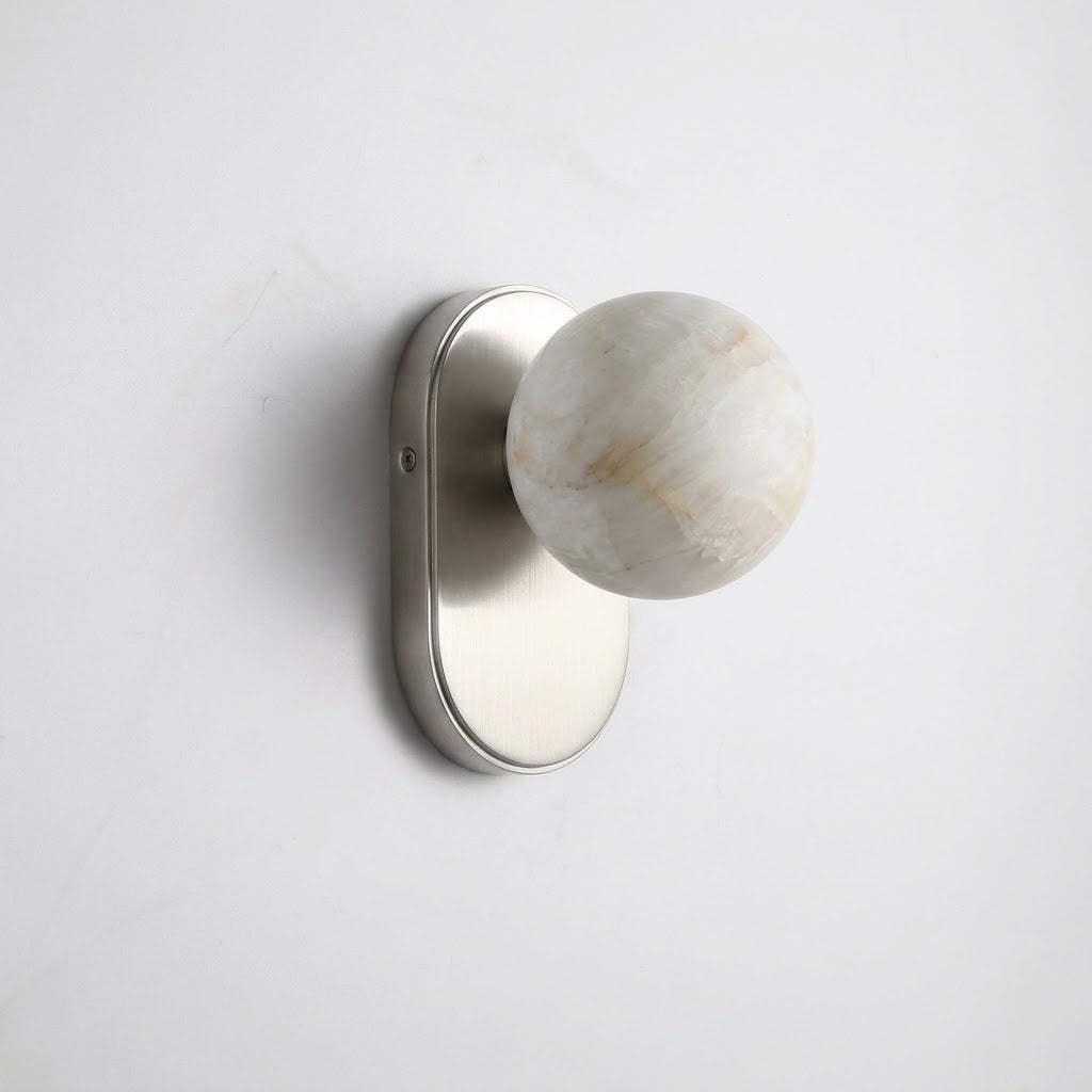 Hensford Orb Alabaster Wandleuchte