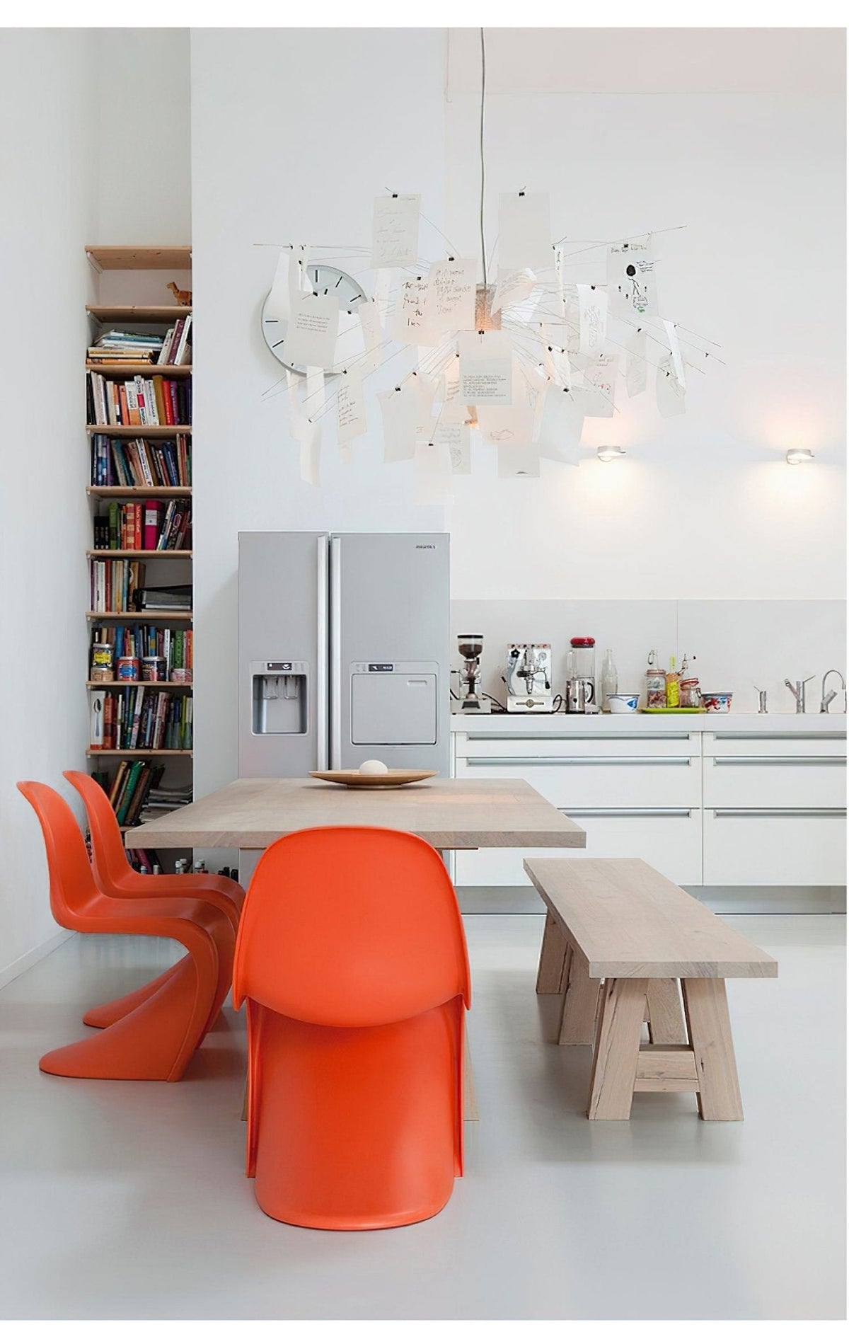 Lunerira Kronleuchter aus Papier – zeitgenössisches Design für das Wohnzimmer