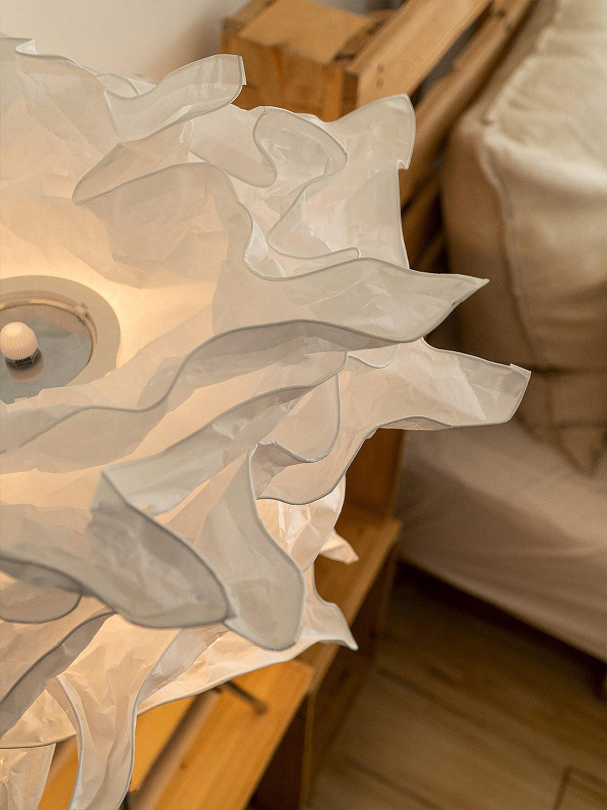Peony moderne Tischleuchte aus Papier