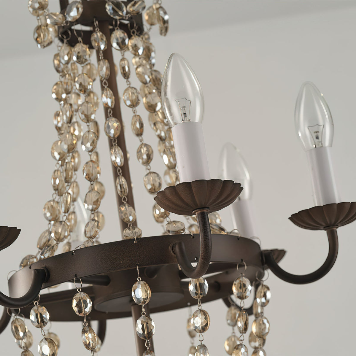 Luxinine Vintage Flohmarkt-Kristall-Kronleuchter