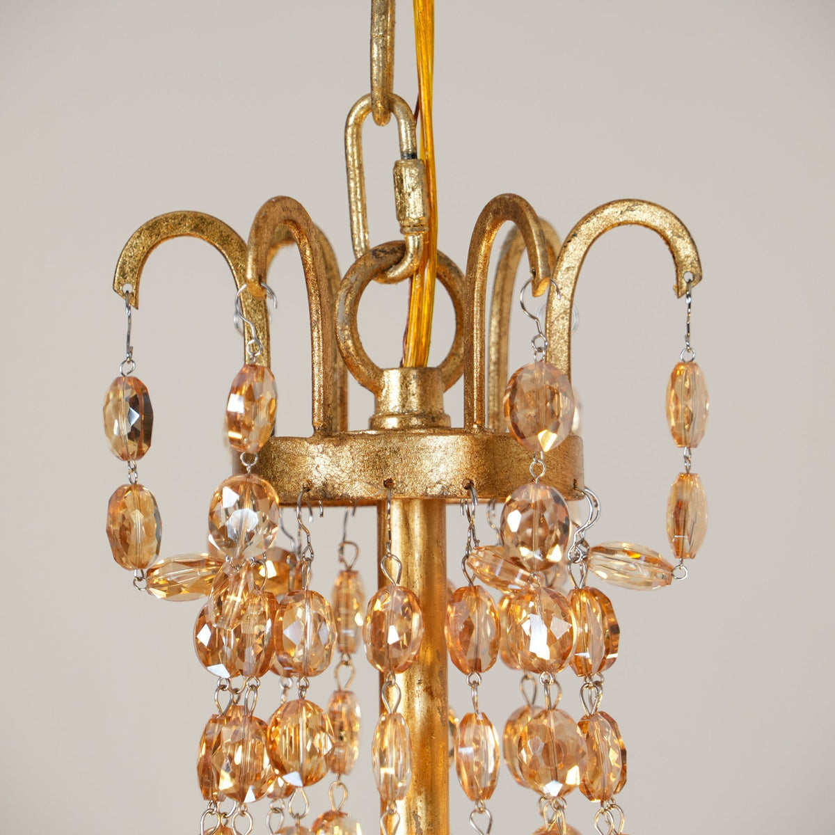 Luxinine Vintage Flohmarkt-Kristall-Kronleuchter