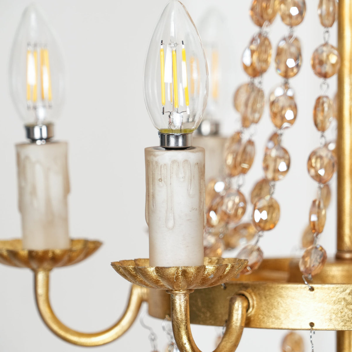 Luxinine Vintage Flohmarkt-Kristall-Kronleuchter
