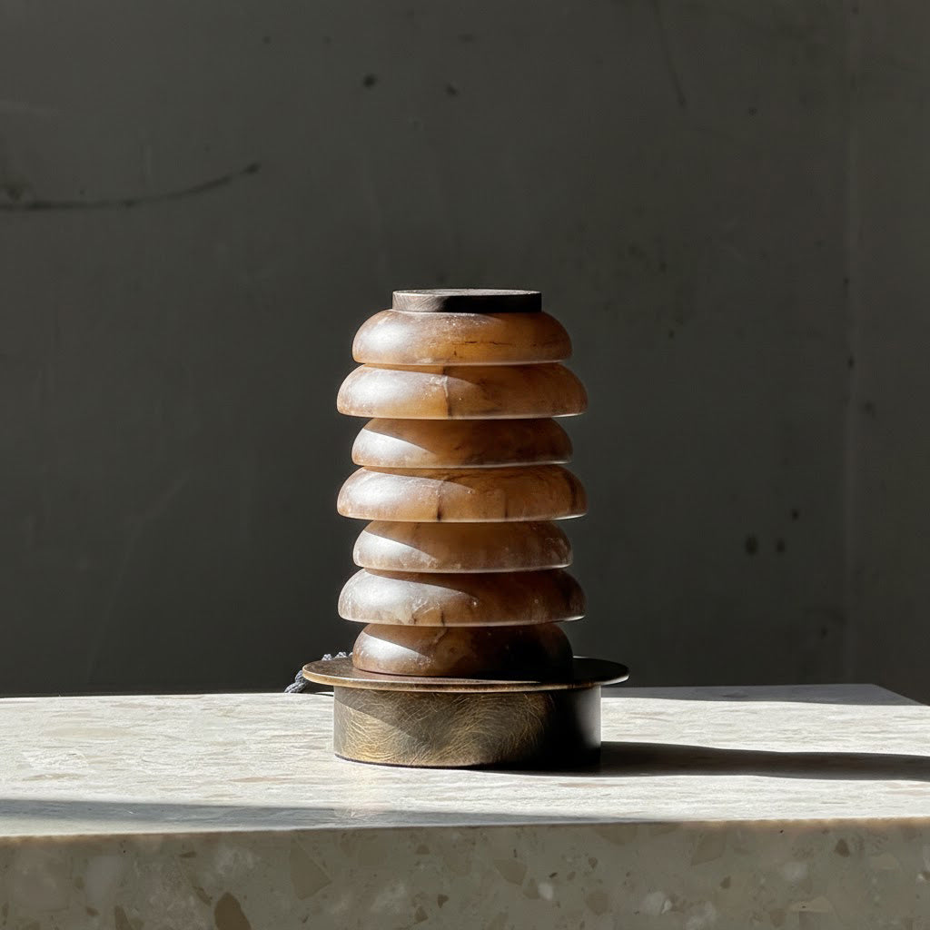Albuira Alabaster-Tischleuchte