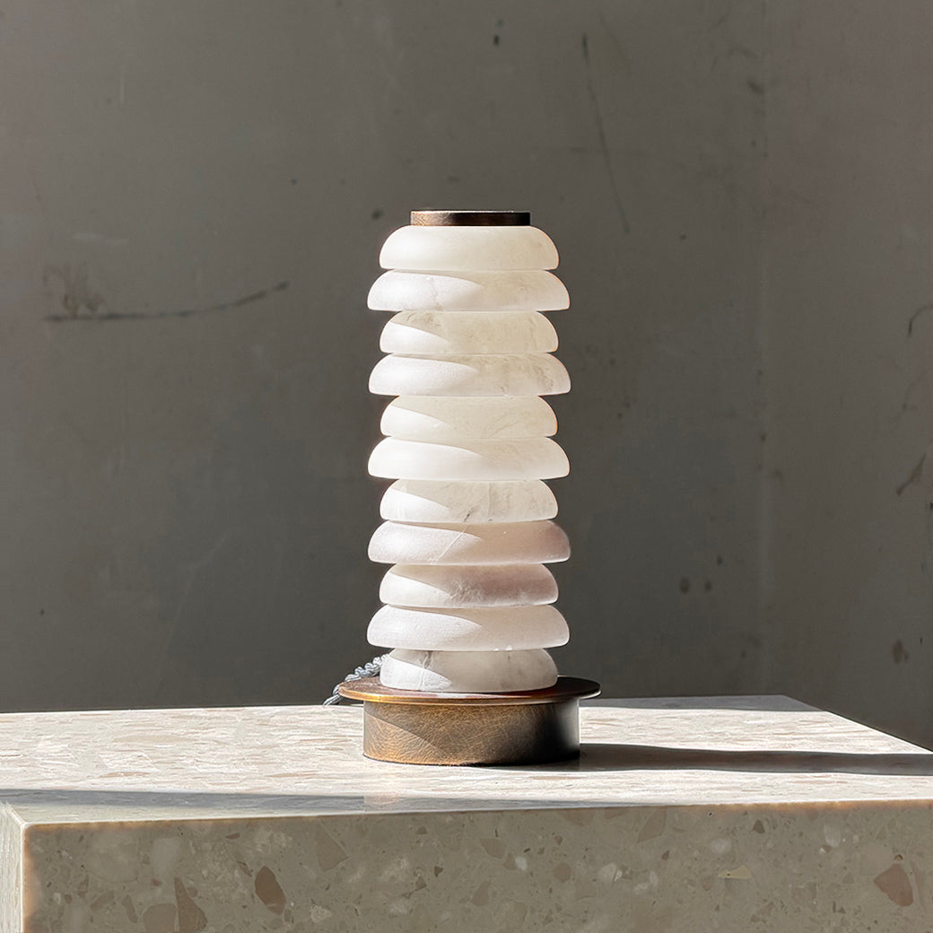 Albuira Alabaster-Tischleuchte