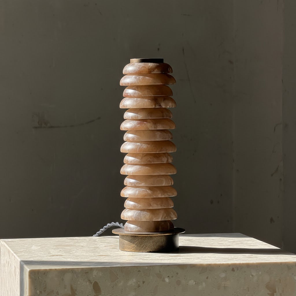 Albuira Alabaster-Tischleuchte