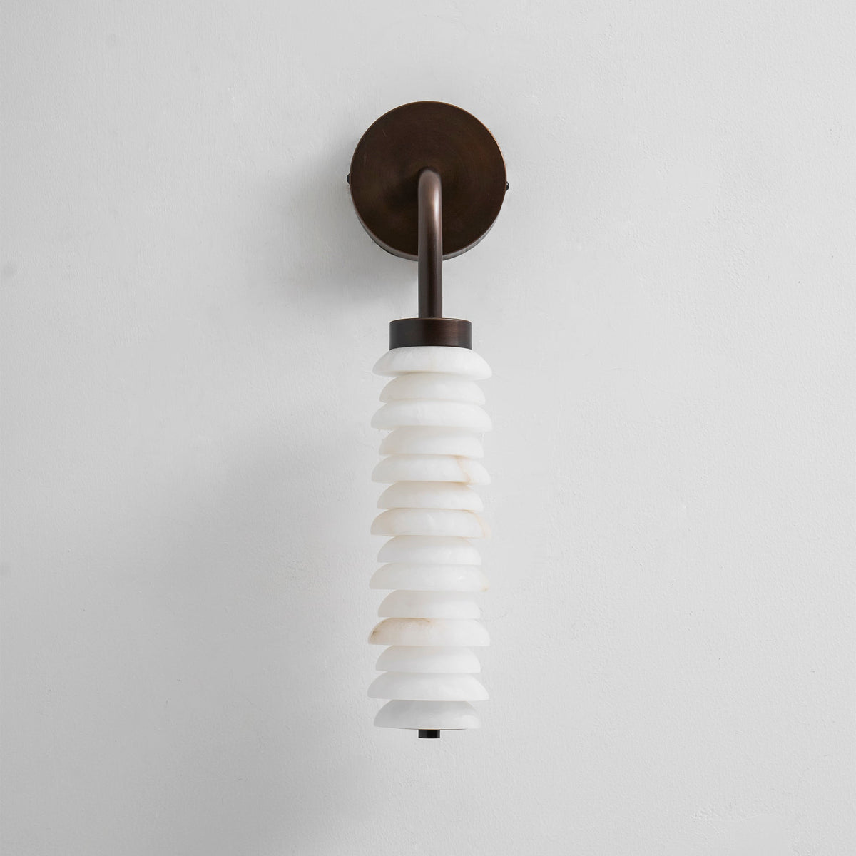 Helix Alabaster-Wandleuchte