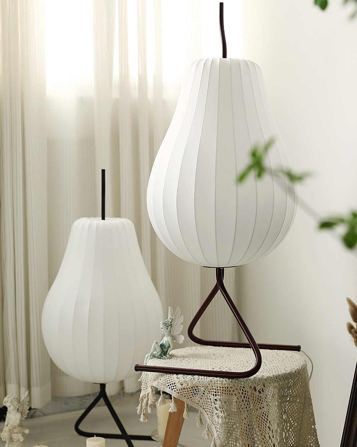 Calerielle Minimalistische Stehleuchte in Pear-Form
