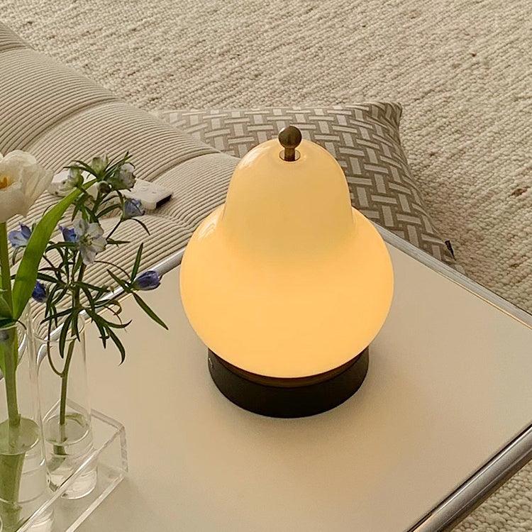 Lumaic Tischleuchte aus Glas mit whimsischem Design