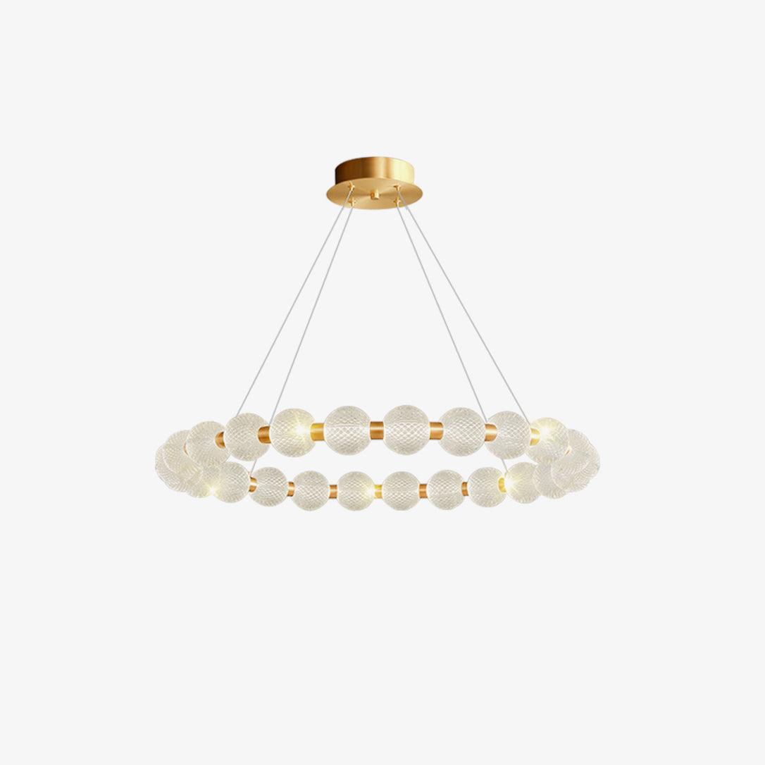 Soleena Kronleuchter Pearl Gold Ring Elegant