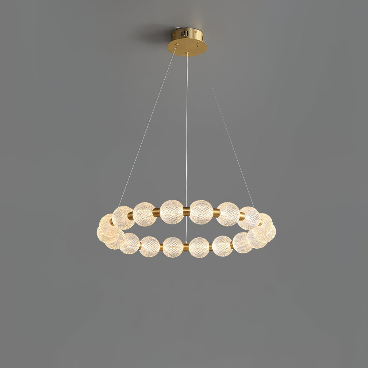 Soleena Kronleuchter Pearl Gold Ring Elegant