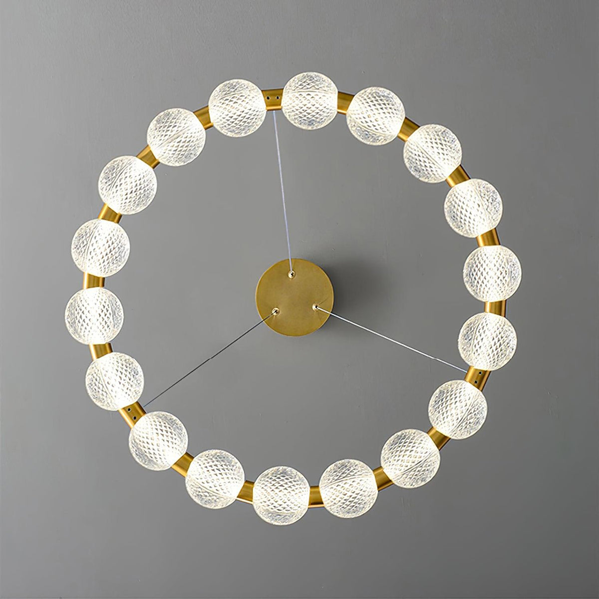 Soleena Kronleuchter Pearl Gold Ring Elegant