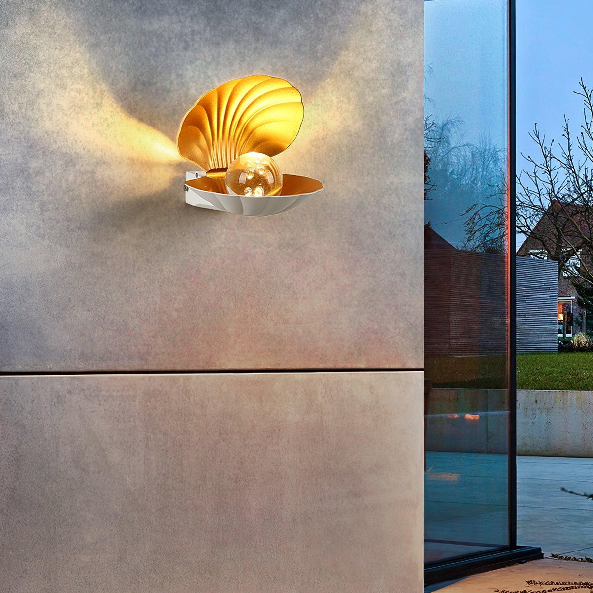 Lumieria Wandleuchte Pearl Clam