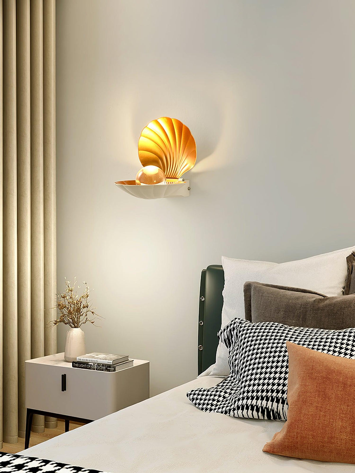 Lumieria Wandleuchte Pearl Clam