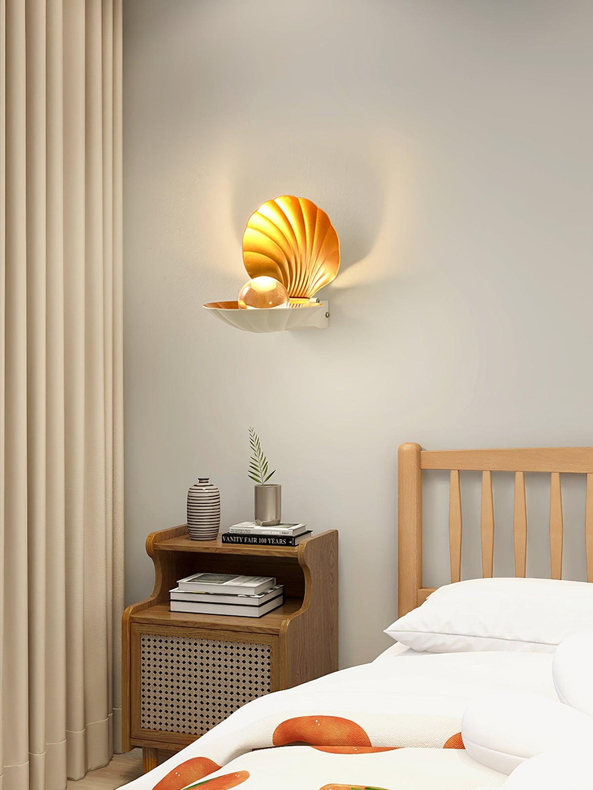 Lumieria Wandleuchte Pearl Clam
