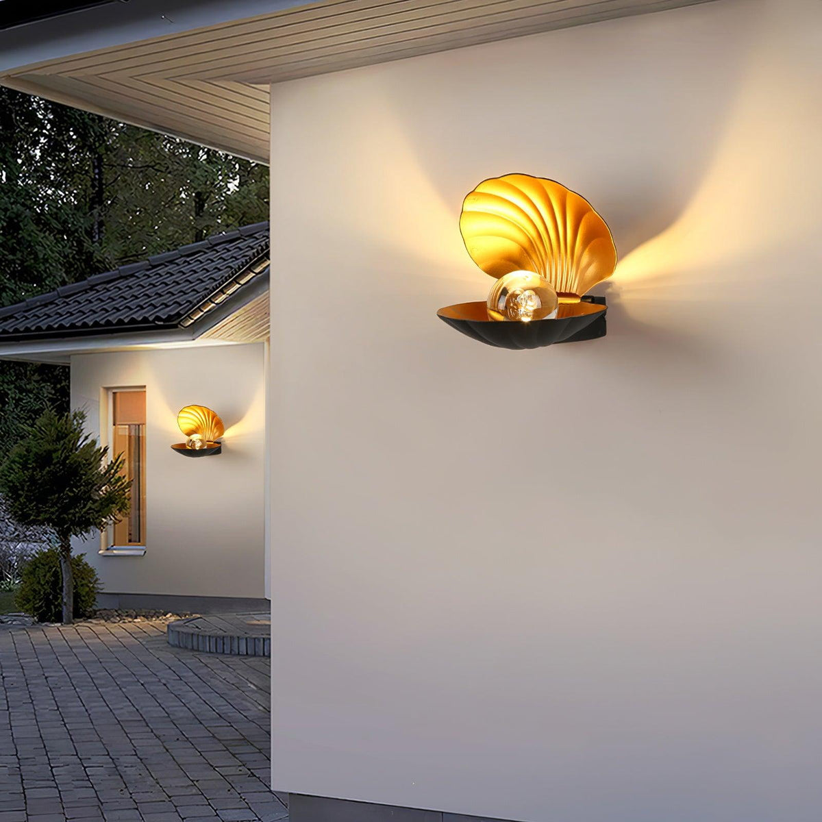 Lumieria Wandleuchte Pearl Clam