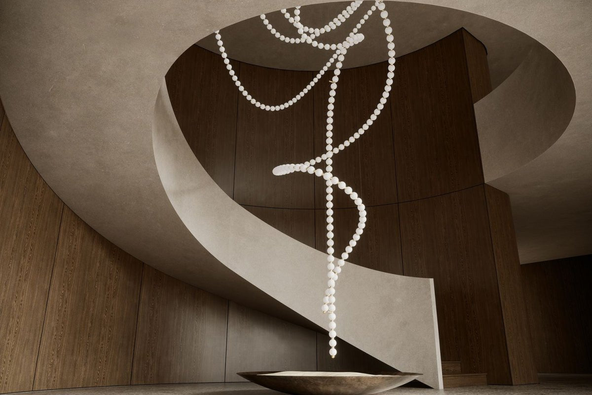 Pearl Symphony Grand Cascade anpassbarer Kronleuchter