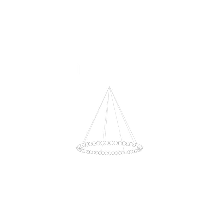 Pearl Symphony Grand Cascade anpassbarer Kronleuchter