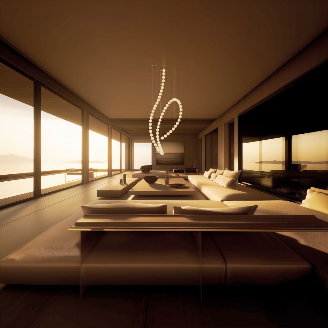 Pearl Symphony Grand Cascade anpassbarer Kronleuchter