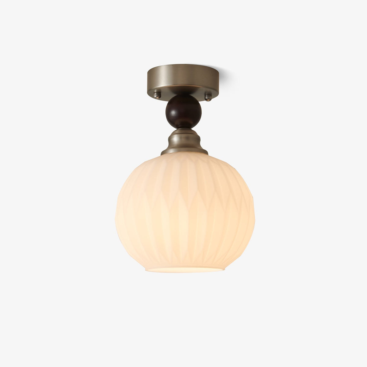 Ivcarila zeitgenössische minimalistische Deckenleuchte aus Glas mit Perlenkugel