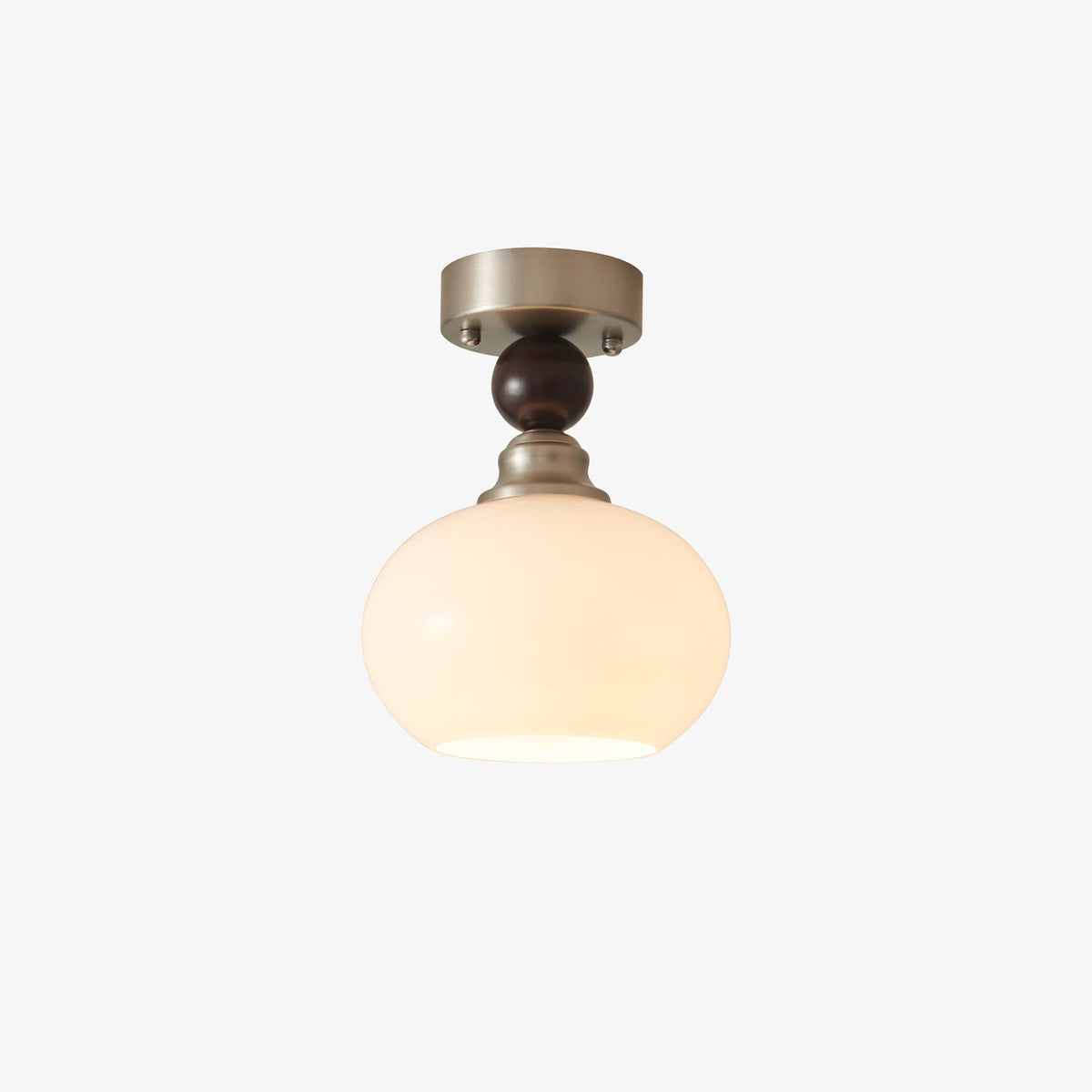 Ivcarila zeitgenössische minimalistische Deckenleuchte aus Glas mit Perlenkugel