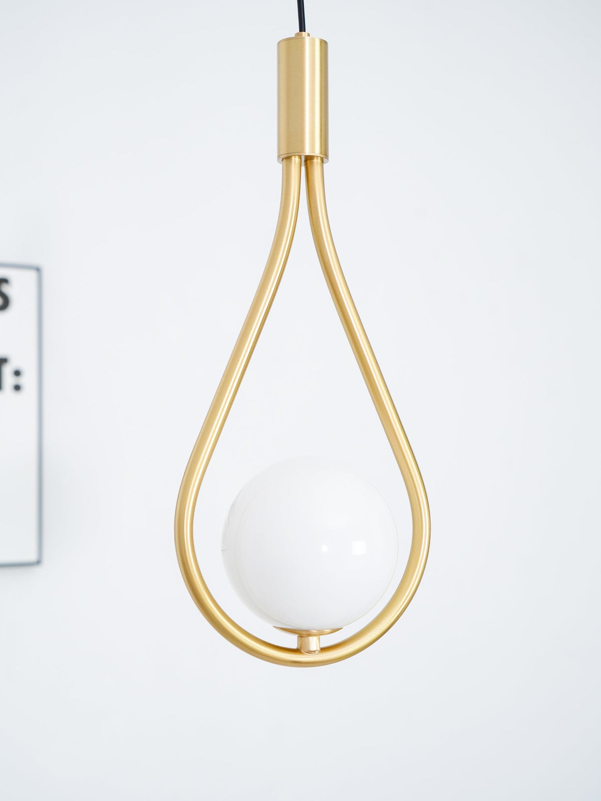 Droplet moderne Pendelleuchte aus Messing