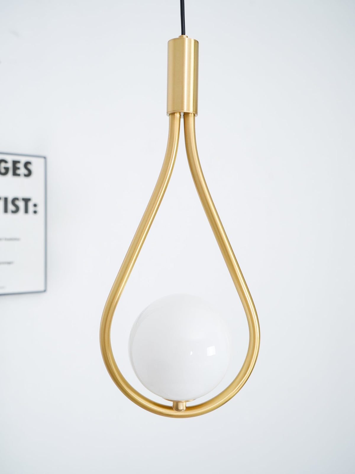 Droplet moderne Pendelleuchte aus Messing