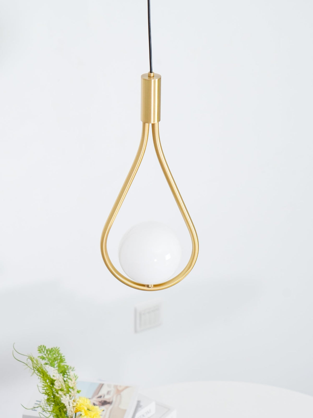 Droplet moderne Pendelleuchte aus Messing